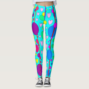 Bubblar och hjärtor leggings