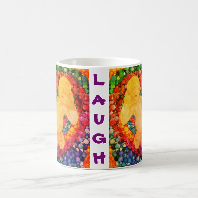 bubblar skratt kaffemugg (Center)