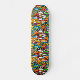 Bubblar tecknad Bok Tal Mini Skateboard Bräda 18,5 Cm