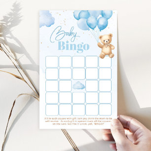 Bubblare nalle-babydusch-bingo-spel