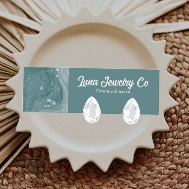 Bubblat judiskt Affärskort i Bläck Mini Visitkort (Skapare uppladdad)