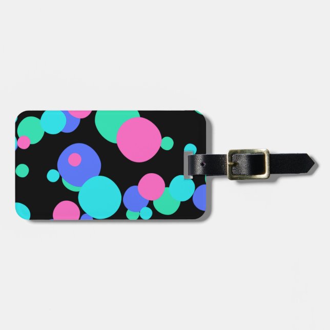 Bubble Abstrakt Mönster Bagagebricka (Horisontell Framsida)