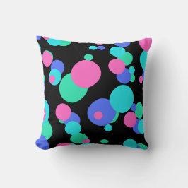 Bubble Abstrakt Mönster Kudde