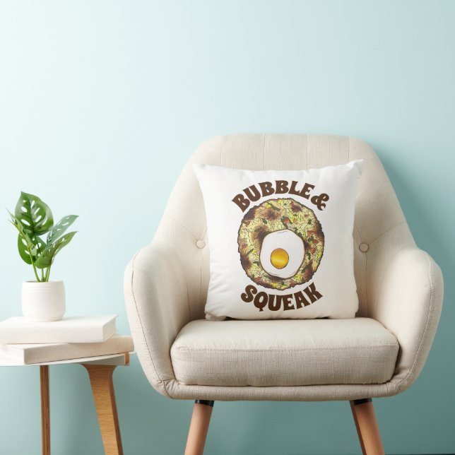 Bubble and Squeak Brunch UK British Food Cuisine Kudde (Stol)