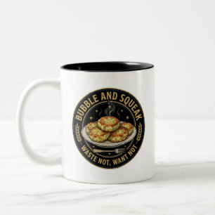 Bubble and Squeak Waste Not Want Not Två-Tonad Mugg