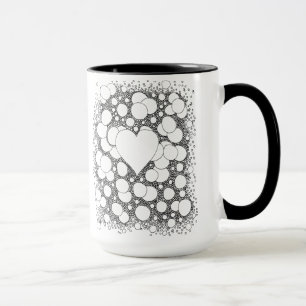 Bubble Art, Retro, Hippie, Boho Coffee Mugg