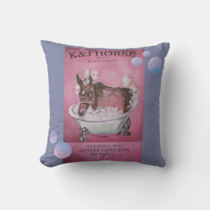 BUBBLE BATH ADD I DESIGNAD Fleece Blanket Kudde