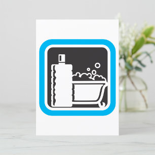 Bubble Bath Inbjudningar