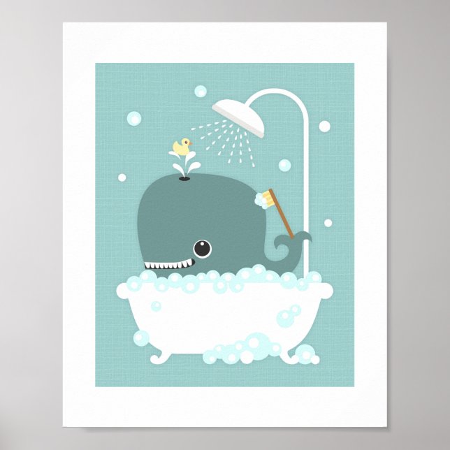 Bubble Bath Poster Skriv ut (Framsidan)