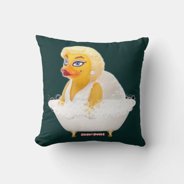 Bubble Bath Rubber Anka Celebri Ducks Hollywood Kudde (Framsida)