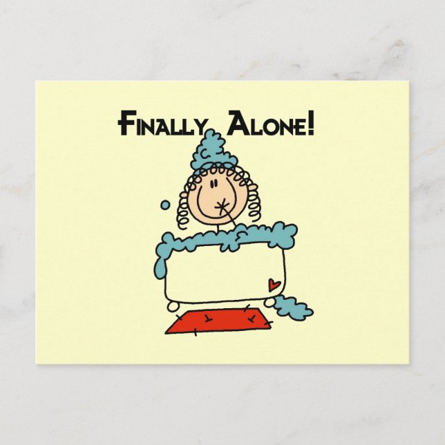 Bubble Bath Tshirts och Gifts Vykort (Framsida)