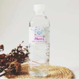 Bubble Birthday Vattenflaska Label Summer Party Vattenflaskor Etikett