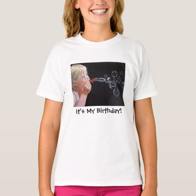 BUBBLE BLOWER, det är min födelsedag! SHIRT Tröja (Framsida)