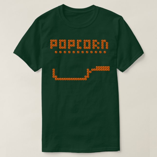 Bubble Bobble Popcorn T Shirt (Design framsida)