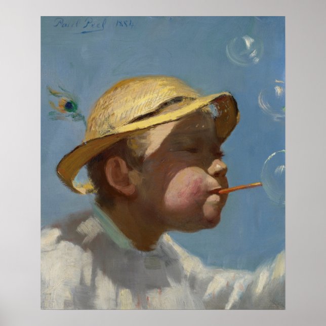 Bubble Boy av Paul Peel Poster (Framsidan)