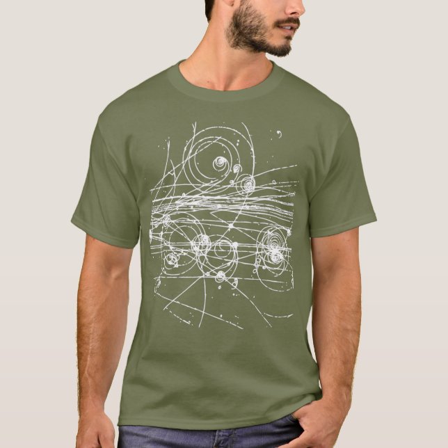 Bubble Chamber Physics Particle Physics Particle T Shirt (Framsida)