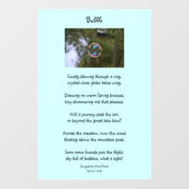 Bubble Dikt Wall Decal