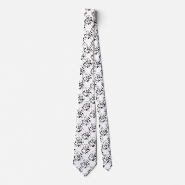 Bubble Dreams Baseball Patterned Tie Slips (Framsida)
