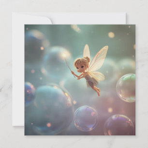 Bubble Fairy Inbjudningar