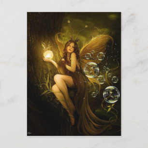 Bubble Fantasy Fairy Vykort