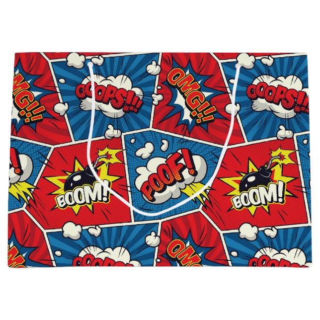 Bubble Gift Bag tecknad Bok (Framsidan)