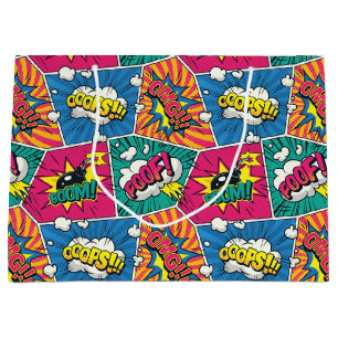 Bubble Gift Bag tecknad Bok