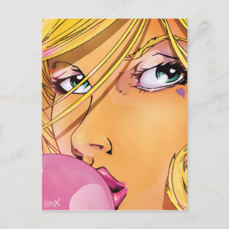Bubble Girl - Klipp Vykort