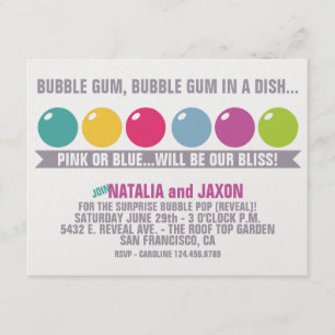 BUBBLE GUM BUBBLE GUM GUM GENDER REVETION INVIKELS INBJUDNINGAR