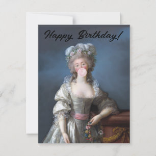 Bubble gum diva du Barry Grattis på födelsedagen