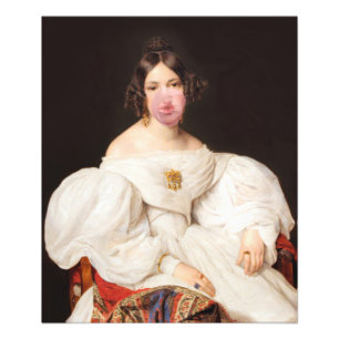 Bubble Gum Diva Fototryck