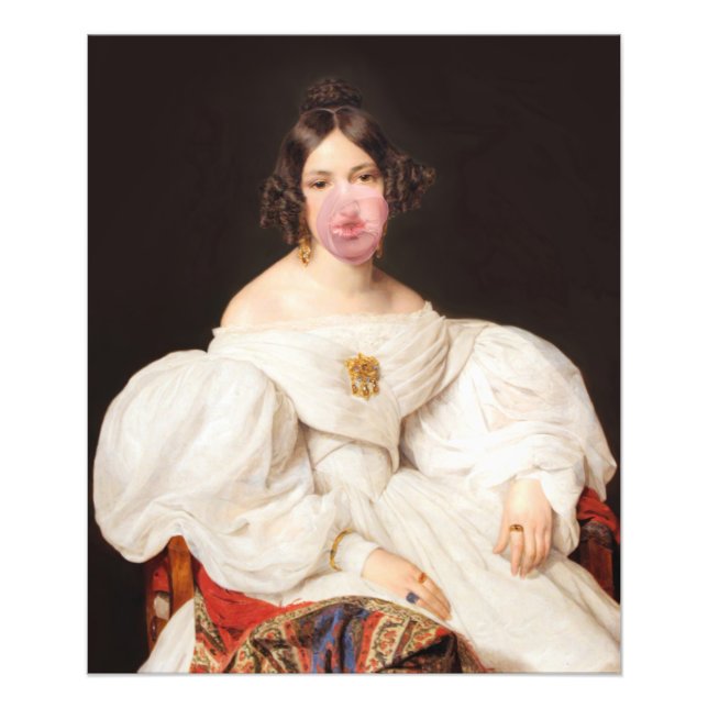 Bubble Gum Diva Fototryck (Framsidan)