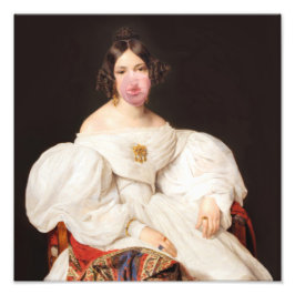 Bubble Gum Diva Fototryck