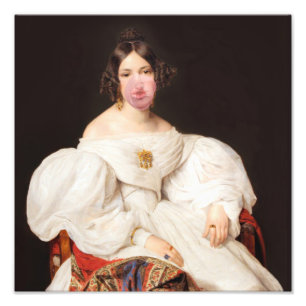 Bubble Gum Diva Fototryck