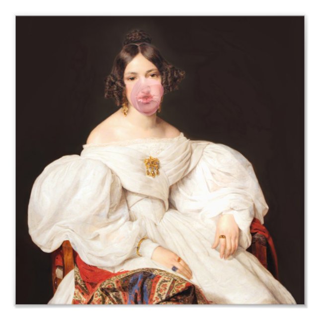 Bubble Gum Diva Fototryck (Framsidan)