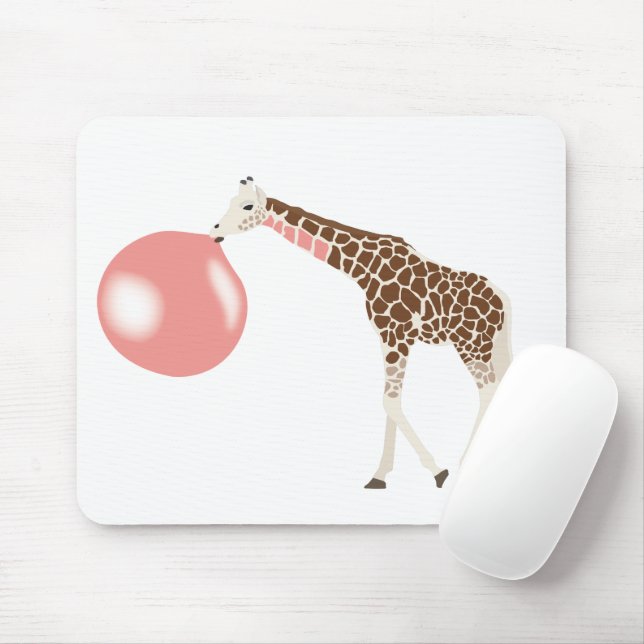 Bubble Gum Giraffe Blowing Bubble Musmatta (Med mus)