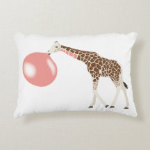 Bubble Gum Giraffe Blowing Bubble