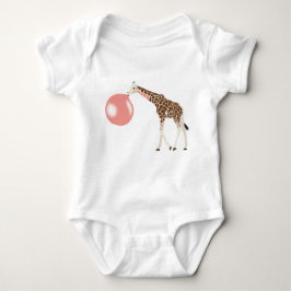 Bubble Gum Giraffe Blowing Bubble T Shirt
