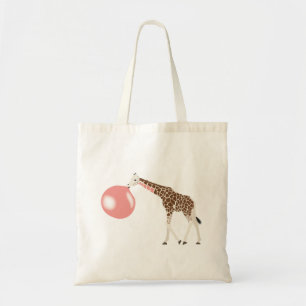 Bubble Gum Giraffe Blowing Bubble Tygkasse