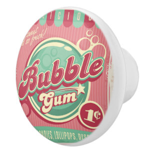 Bubble Gum Knob Knopp