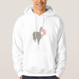 Bubble Gum Llama Blowing Bubble Hoodie