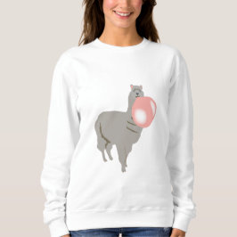 Bubble Gum Llama Blowing Bubble T Shirt