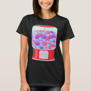 Bubble Gum Maskin Gumball Maskin Rainbow PÅ BAK T Shirt