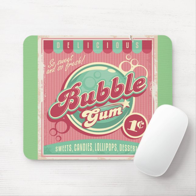 Bubble Gum Mousepad Musmatta (Med mus)