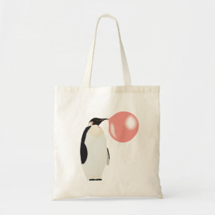 Bubble Gum Penguin Blowing Bubble Tygkasse