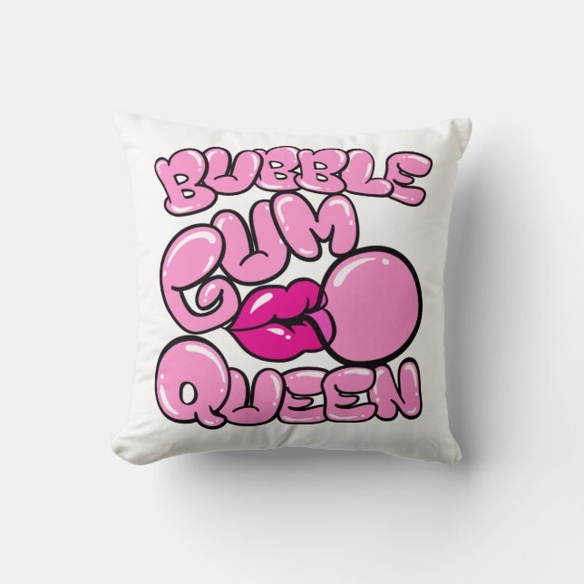 Bubble Gum Queen Bubblegum Kudde (Framsida)