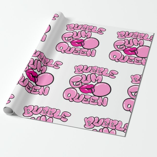 Bubble Gum Queen Bubblegum Presentpapper (Utrullad)