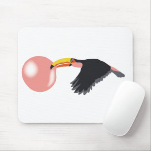 Bubble Gum Toucan blåser bubblor Musmatta
