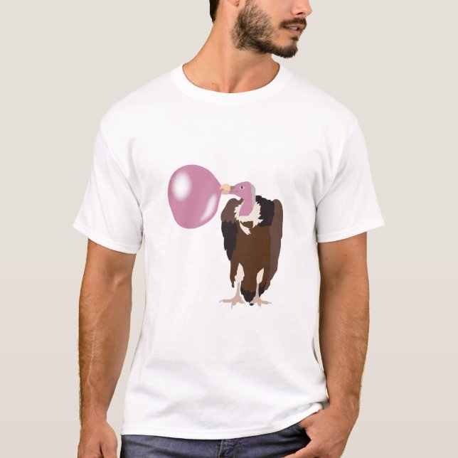 Bubble Gum Vculture Bloing Bubble T Shirt (Framsida)