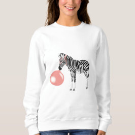 Bubble Gum Zebra Blowing Bubble T Shirt