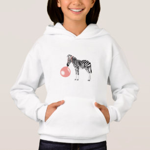 Bubble Gum Zebra Blowing Bubble T Shirt